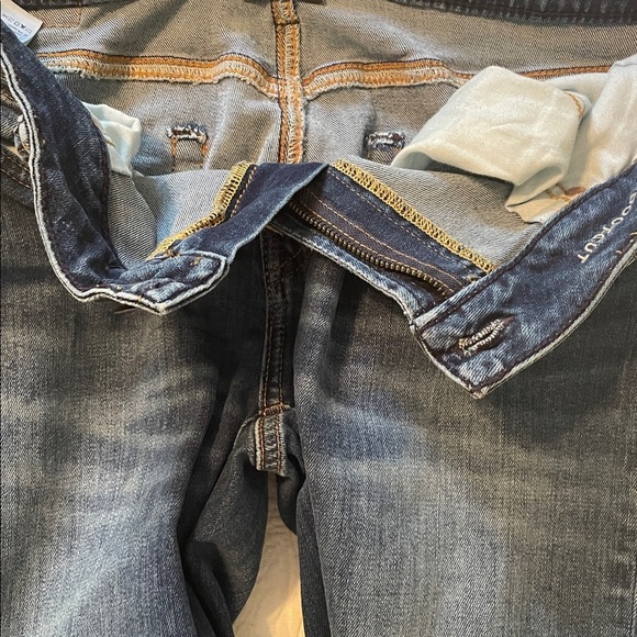 American Eagle Outfitters Men's Blue Original Bootcut Jeans 32 x 32 Zip Fly EUC - Picture 7 of 8